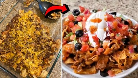 Easy Baked Walking Taco Casserole Recipe | DIY Joy Projects and Crafts Ideas
