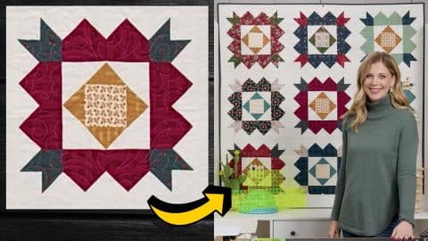 Easy Bloom Quilt Tutorial for Beginners | DIY Joy Projects and Crafts Ideas