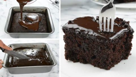 Easy Chocolate Depression Cake Recipe | DIY Joy Projects and Crafts Ideas