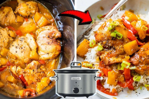 Easy Crockpot Hawaiian Chicken Recipe
