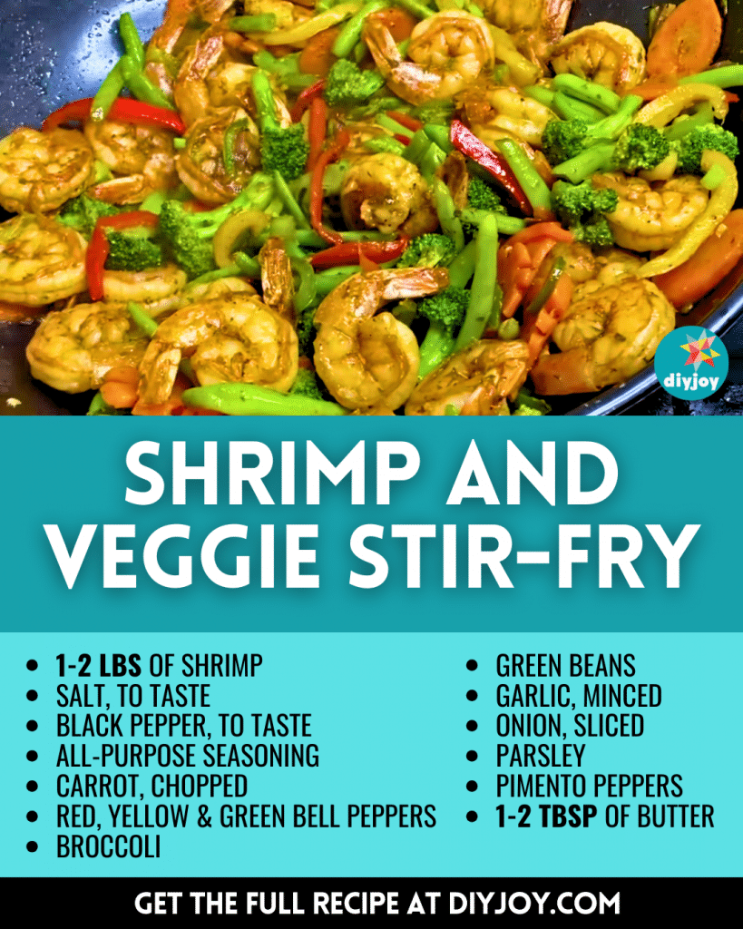 Easy Shrimp & Vegetable Stir-Fry Recipe - DIY Joy