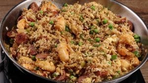 Easy Skillet Cajun Fried Rice Recipe