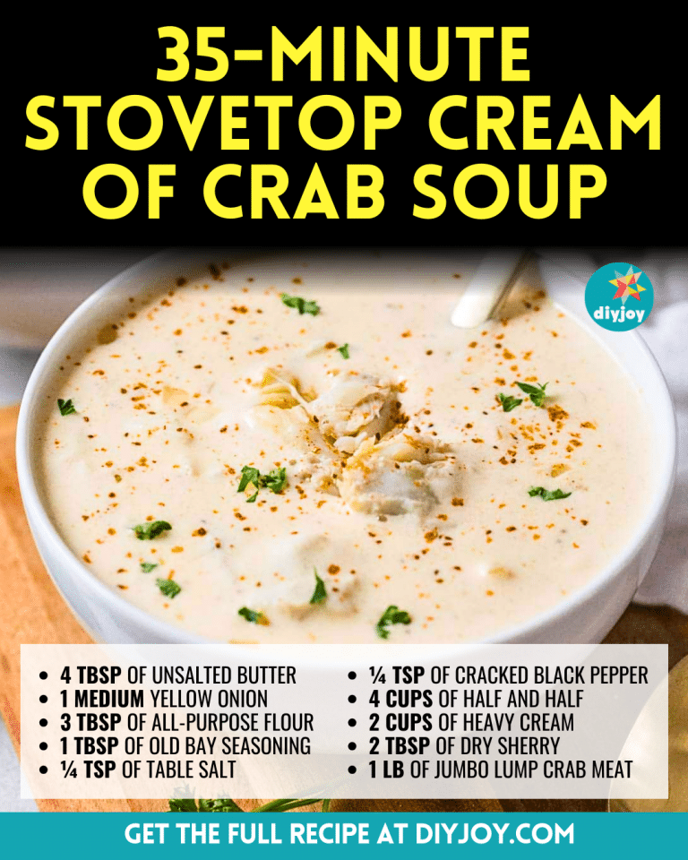 Easy Stovetop Cream of Crab Soup in 35 Minutes DIY Joy