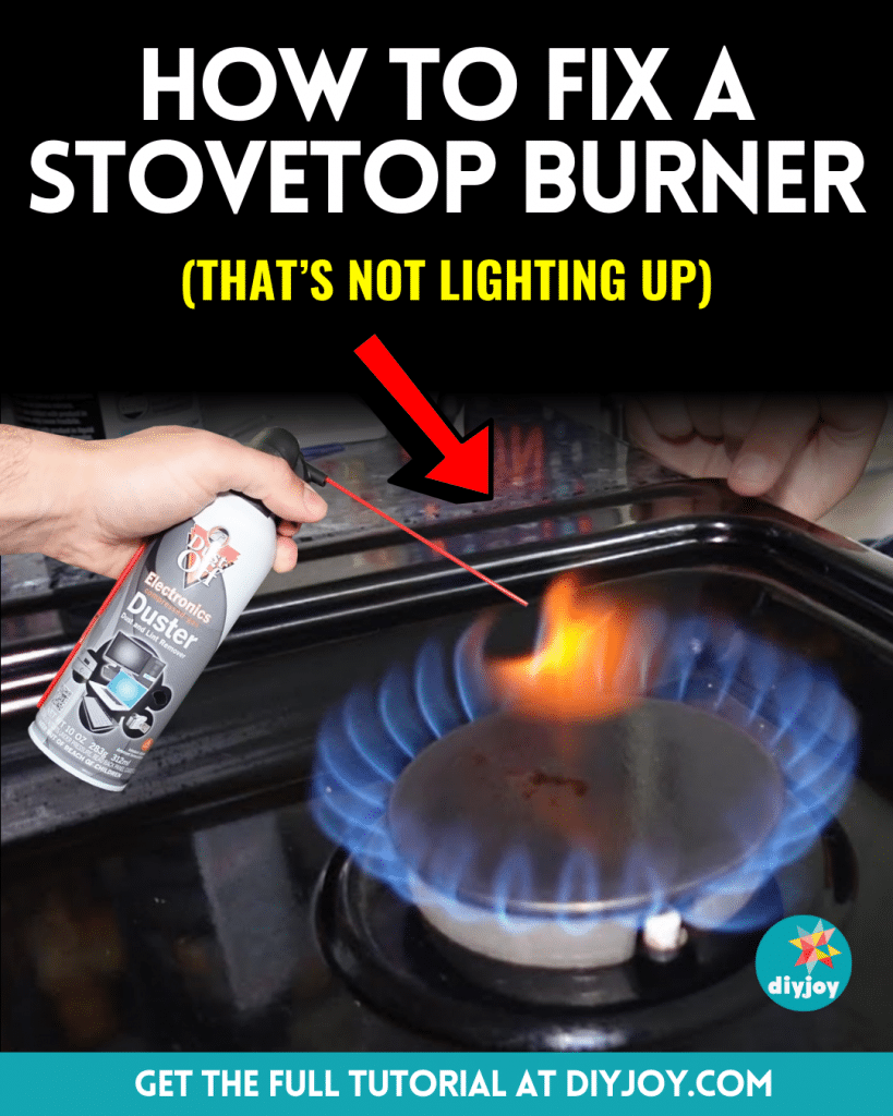 How To Fix A Stovetop Burner That's Not Lighting Up