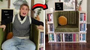 How to Build a DIY Bookshelf Chair