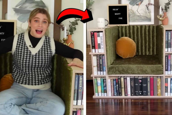 How to Build a DIY Bookshelf Chair