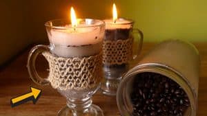How to Make Coffee Candles