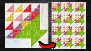 How to Make a Flower Basket Quilt Block