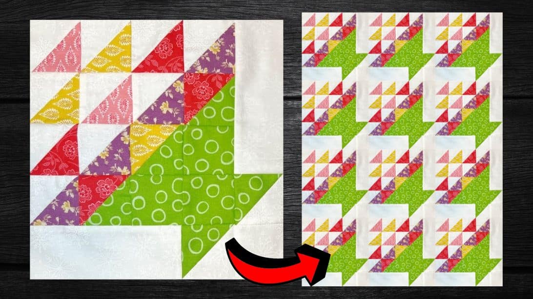 How to Make a Flower Basket Quilt Block | DIY Joy Projects and Crafts Ideas