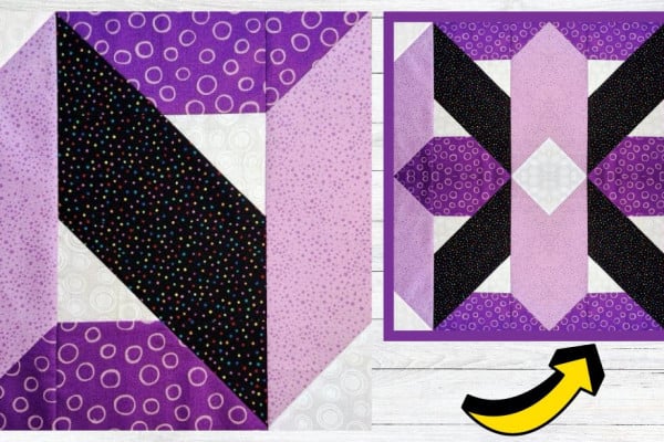 Impossible Twist Illusion Quilt Block Tutorial