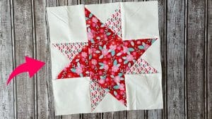 Modified Double Friendship Star Quilt Block