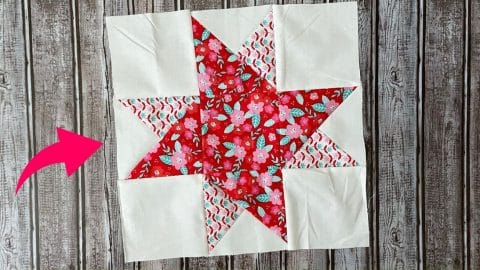 Modified Double Friendship Star Quilt Block | DIY Joy Projects and Crafts Ideas