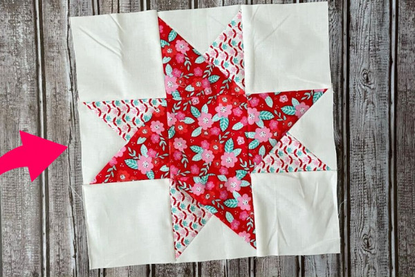 Modified Double Friendship Star Quilt Block