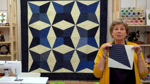 Stretched Periwinkle Quilt With Jenny Doan | DIY Joy Projects and Crafts Ideas