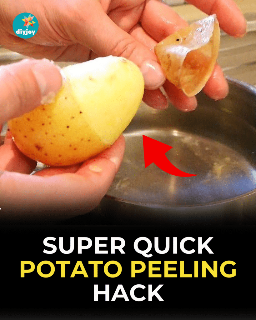 Super Quick Potato Peeling Hack