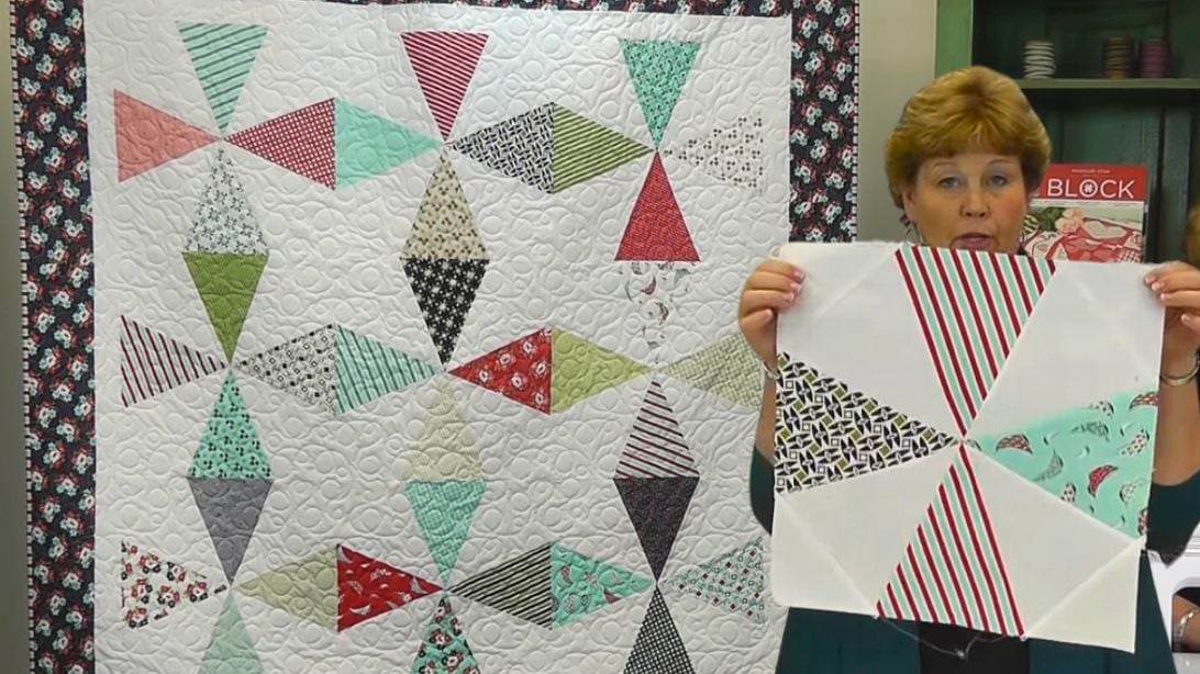 Wedge Diamond Quilt With Jenny Doan | DIY Joy Projects and Crafts Ideas