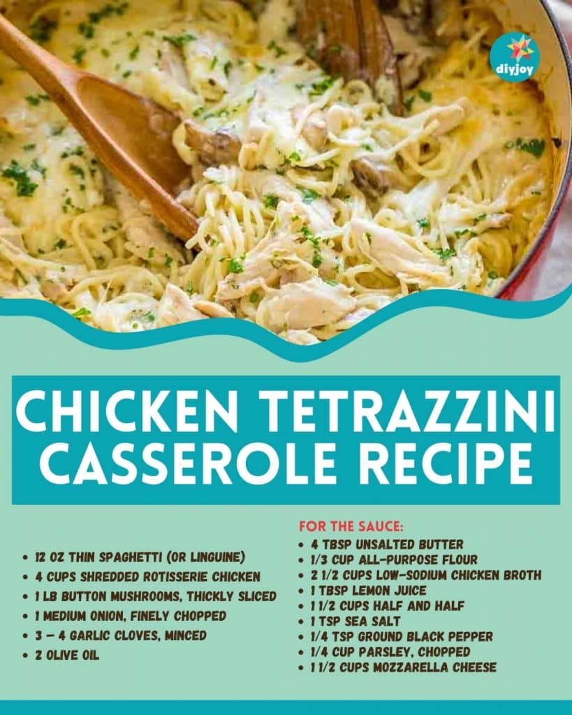 Easy Chicken Tetrazzini Casserole Recipe