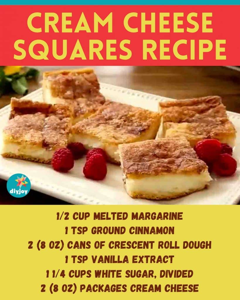 Easy Cream Cheese Squares Recipe