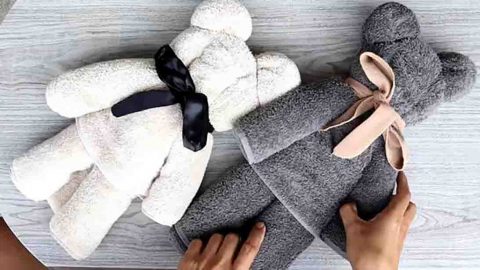 DIY Bath Towel Teddy Bear Tutorial | DIY Joy Projects and Crafts Ideas