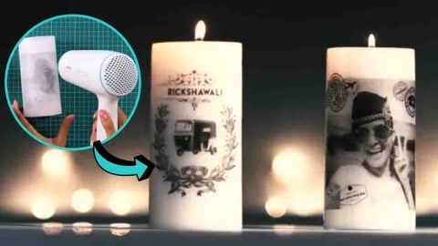 DIY Candle Image Transfer Tutorial | DIY Joy Projects and Crafts Ideas
