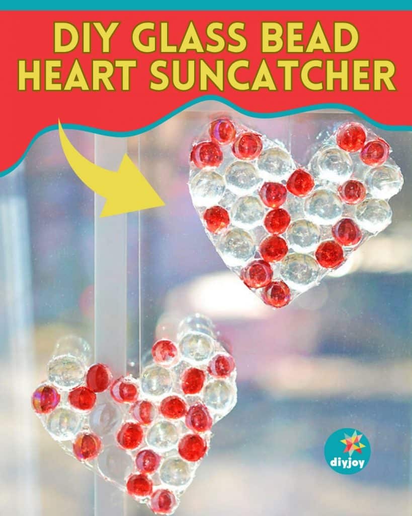 DIY Glass Bead Heart Suncatcher Tutorial