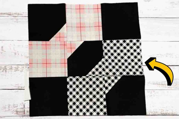 Double Neck Tie Quilt Block Tutorial