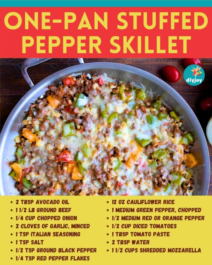 One-Pan Stuffed Pepper Skillet Recipe