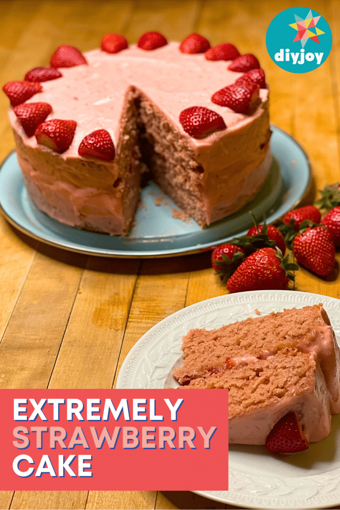 Best Strawberry Cake Recipe | Fresh Strawberries and Jello