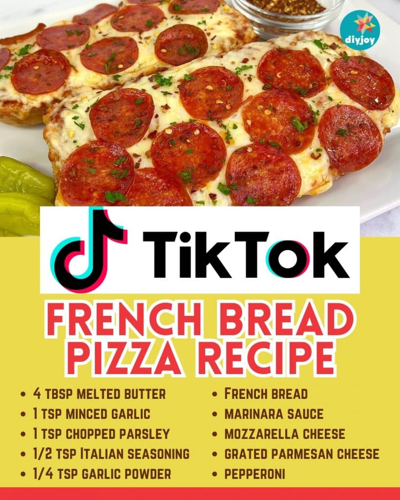 TikTok French Bread Pizza Recipe