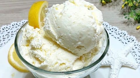 3-Ingredient Lemon Ice Cream Recipe | DIY Joy Projects and Crafts Ideas
