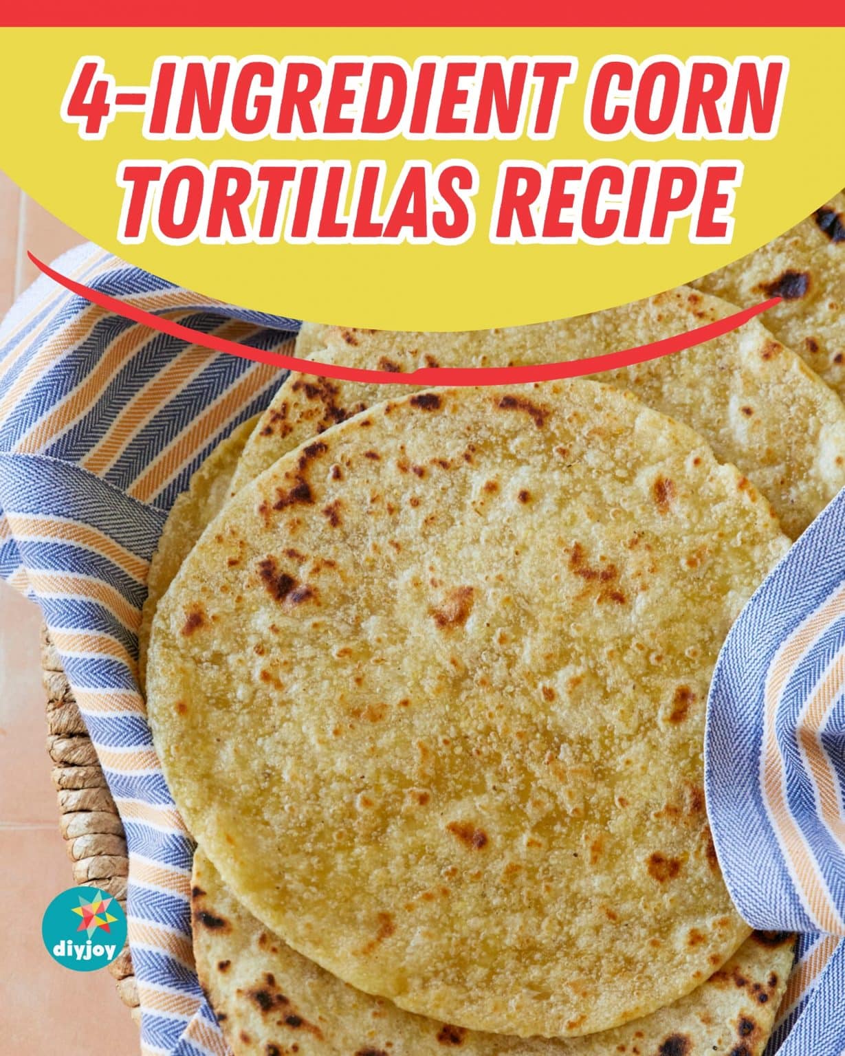 4-Ingredient Homemade Corn Tortillas Recipe