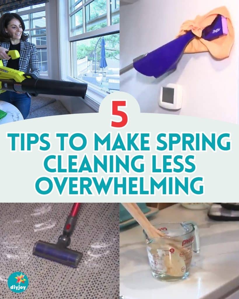 5 Tips to Make Spring Cleaning Less Overwhelming