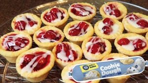6-Ingredient Cherry Pie Sugar Cookie Cups Recipe