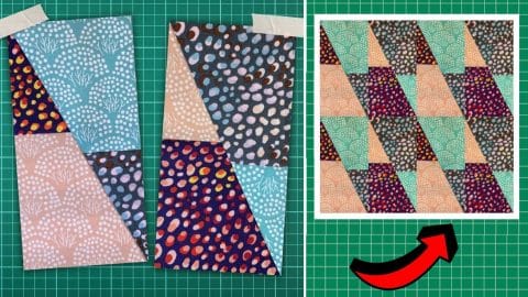 Beginner-Friendly Half-Rectangle Triangles Tutorial | DIY Joy Projects and Crafts Ideas