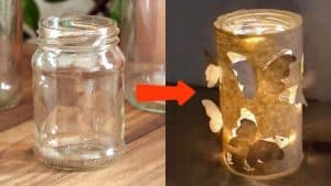 DIY Butterfly Glass Jar