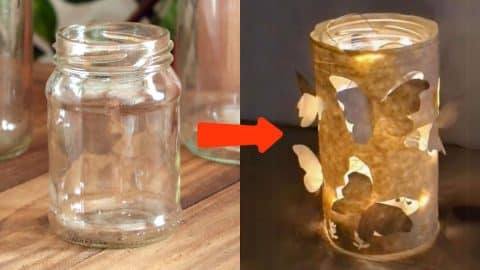 DIY Butterfly Glass Jar | DIY Joy Projects and Crafts Ideas
