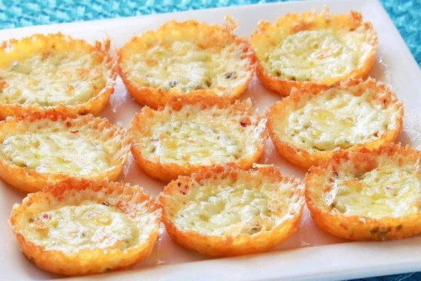 Easy 12-Minute Crispy Cheese Pickle Cups Recipe