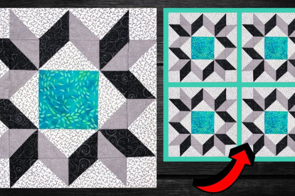 Easy 3D Dove at the Window Quilt Block Tutorial