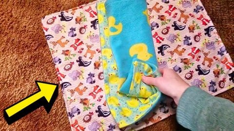 Easy 5-Minute DIY Changing Pad Sewing Tutorial | DIY Joy Projects and Crafts Ideas