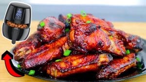 Easy Air-Fried Soy Sauce Chicken Wings Recipe