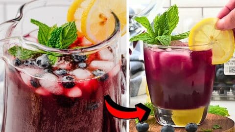 Easy Blueberry Lemon Iced Tea Recipe | DIY Joy Projects and Crafts Ideas