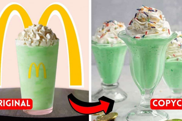 Easy Copycat McDonald's Shamrock Shake Recipe