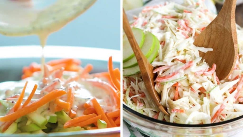 Easy Creamy Apple Slaw