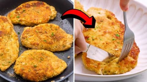 Easy Crispy Parmesan-Crusted Chicken Recipe | DIY Joy Projects and Crafts Ideas