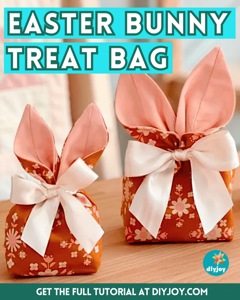 Easy diy easter bunny treat bag tutorial diy joy