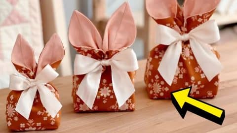 Easy DIY Easter Bunny Treat Bag Tutorial | DIY Joy Projects and Crafts Ideas