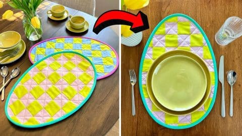 Easy Easter Egg Placemat Sewing Tutorial | DIY Joy Projects and Crafts Ideas