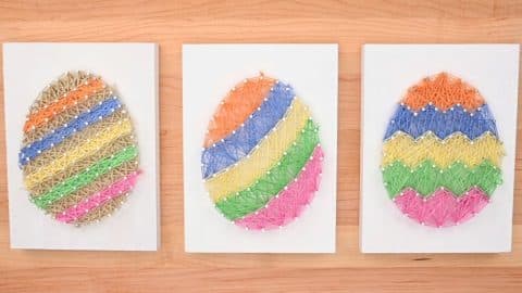 Easy Easter Egg String Art Tutorial | DIY Joy Projects and Crafts Ideas