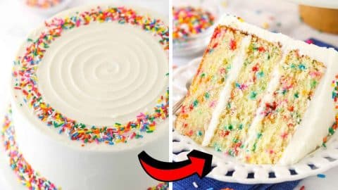 Easy Funfetti Layer Cake Recipe for Beginners | DIY Joy Projects and Crafts Ideas