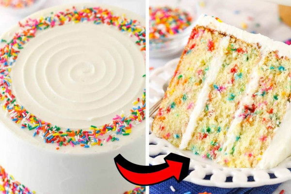Easy Funfetti Layer Cake Recipe for Beginners